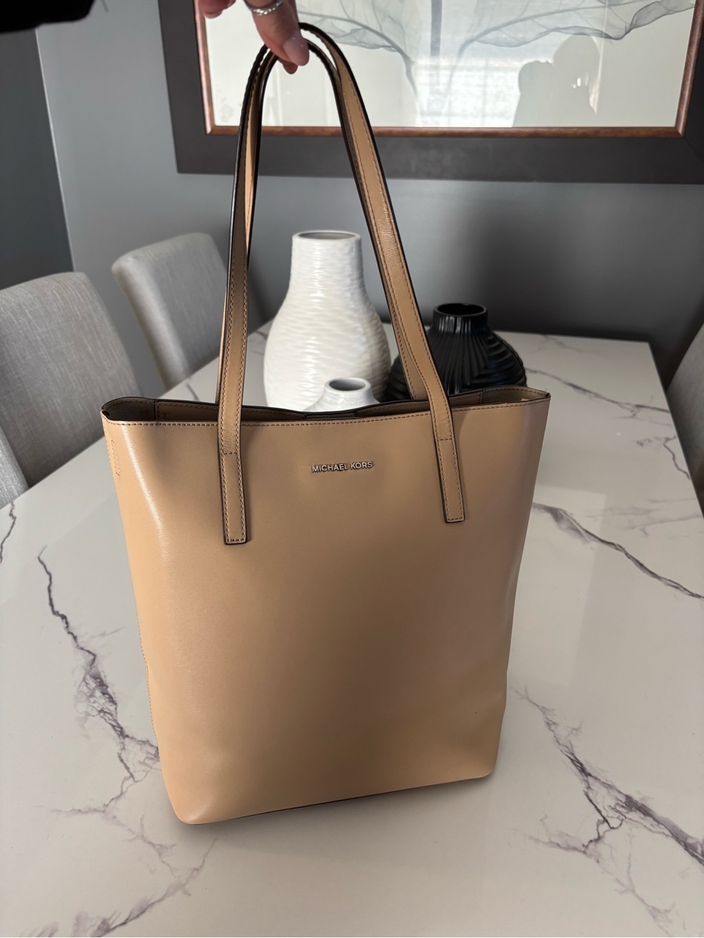 Michael Kors Emry Leather Tote Bag